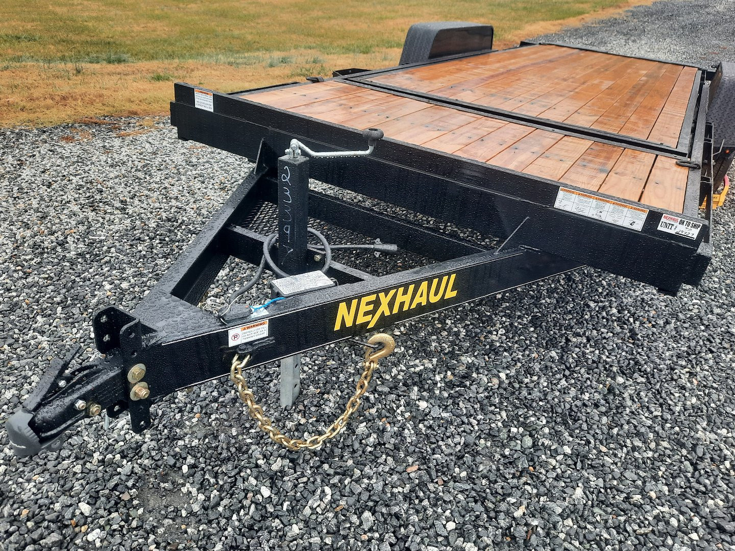 New 2025 NEXHAUL 7X22 Tilt Deck 15K Equipment Trailer