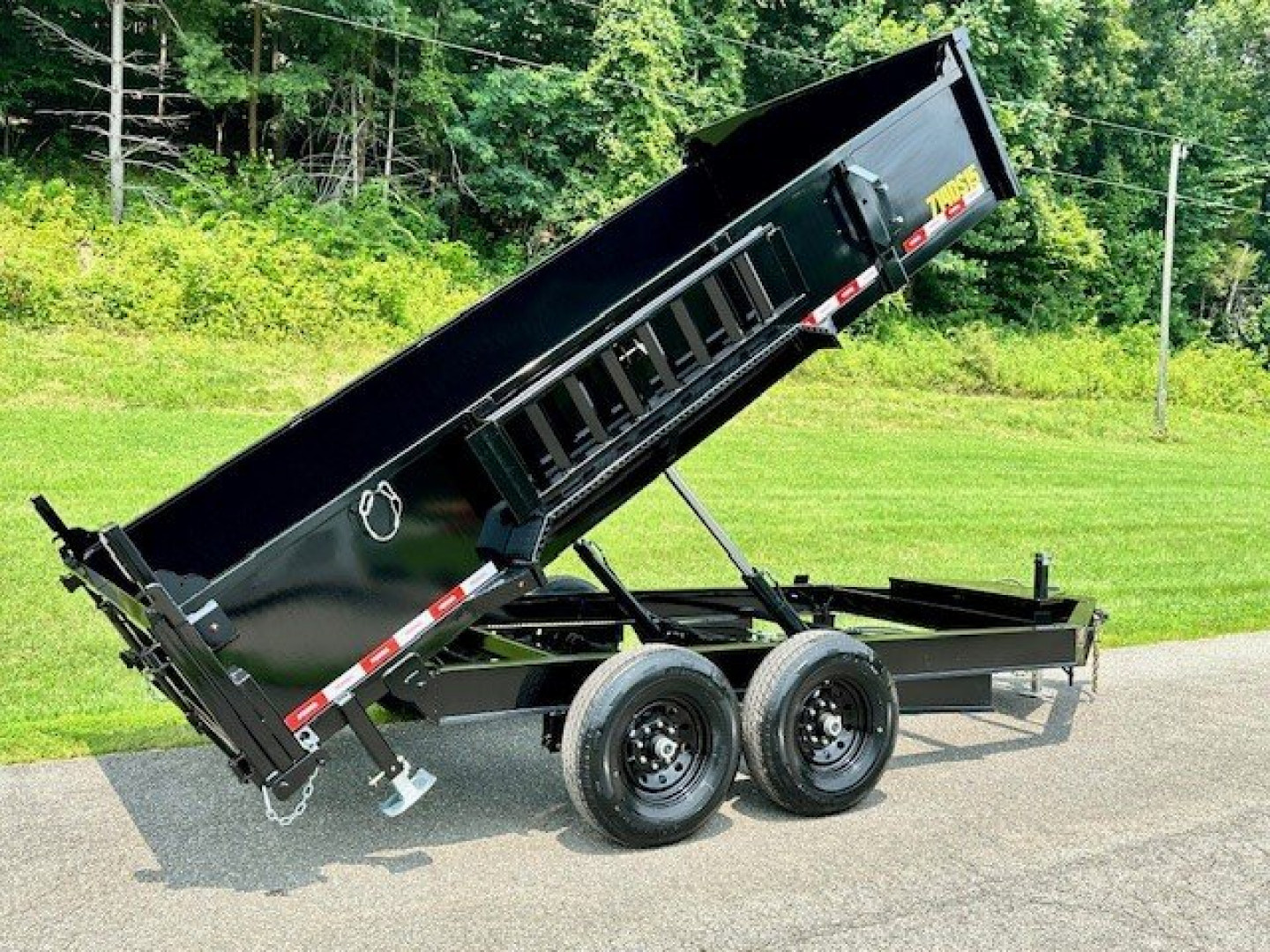 New 2025 NEXHAUL 7X14 Dump Trailer 15K
