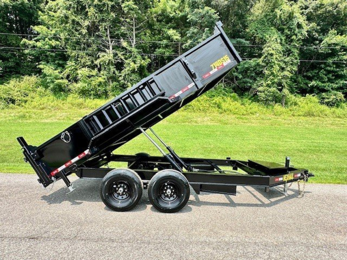 New 2025 NEXHAUL 7X14 Dump Trailer 15K