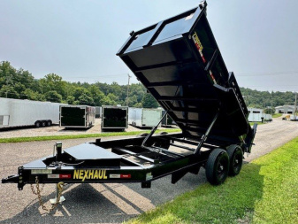 New 2025 NEXHAUL 7X14 Dump Trailer 15K