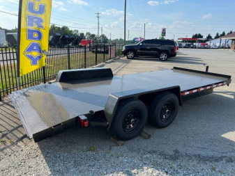 New NOLAN 7X18 Metal Deck Car Hauler