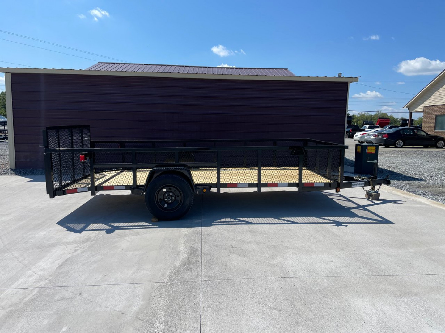 New NOLAN 6X14 Utility Trailer w/2ft Mesh Sides