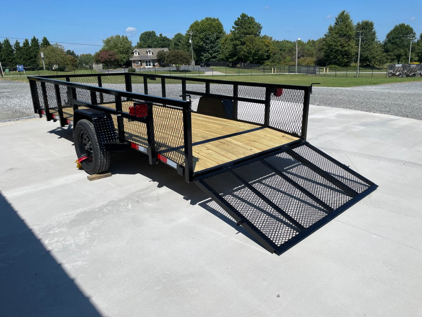 New NOLAN 6X14 Utility Trailer w/2ft Mesh Sides