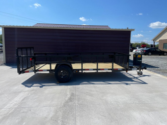 New NOLAN 6X14 Utility Trailer w/2ft Mesh Sides