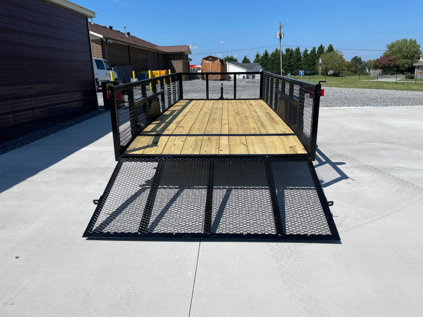 New NOLAN 6X14 Utility Trailer w/2ft Mesh Sides