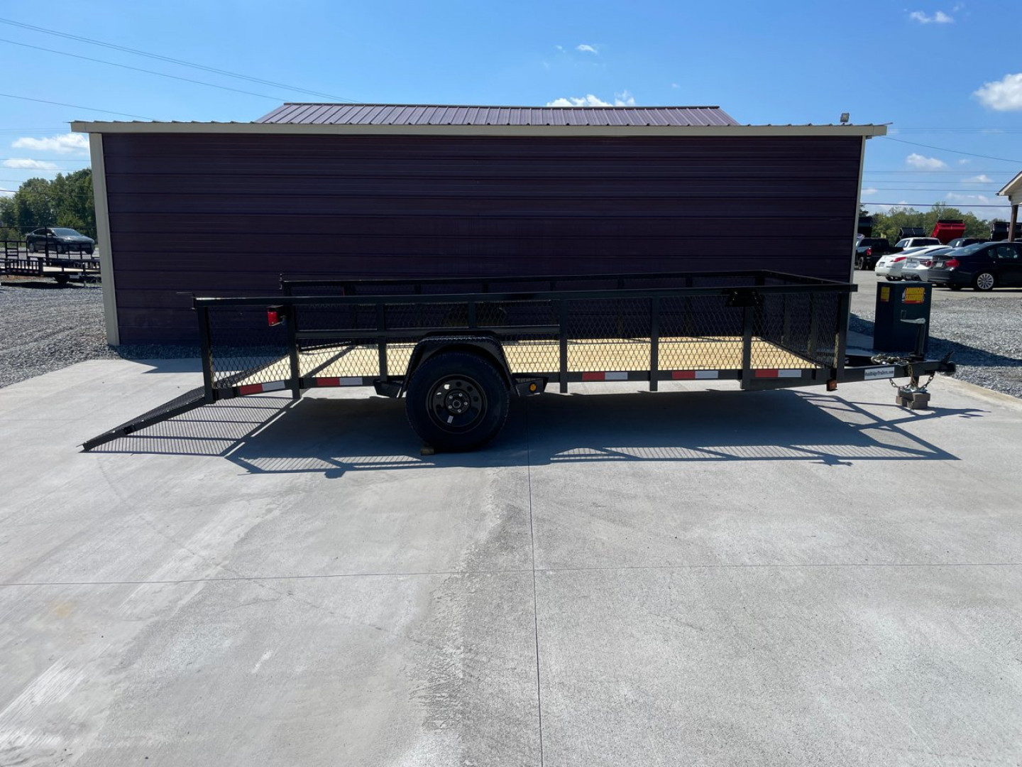 New NOLAN 6X14 Utility Trailer w/2ft Mesh Sides