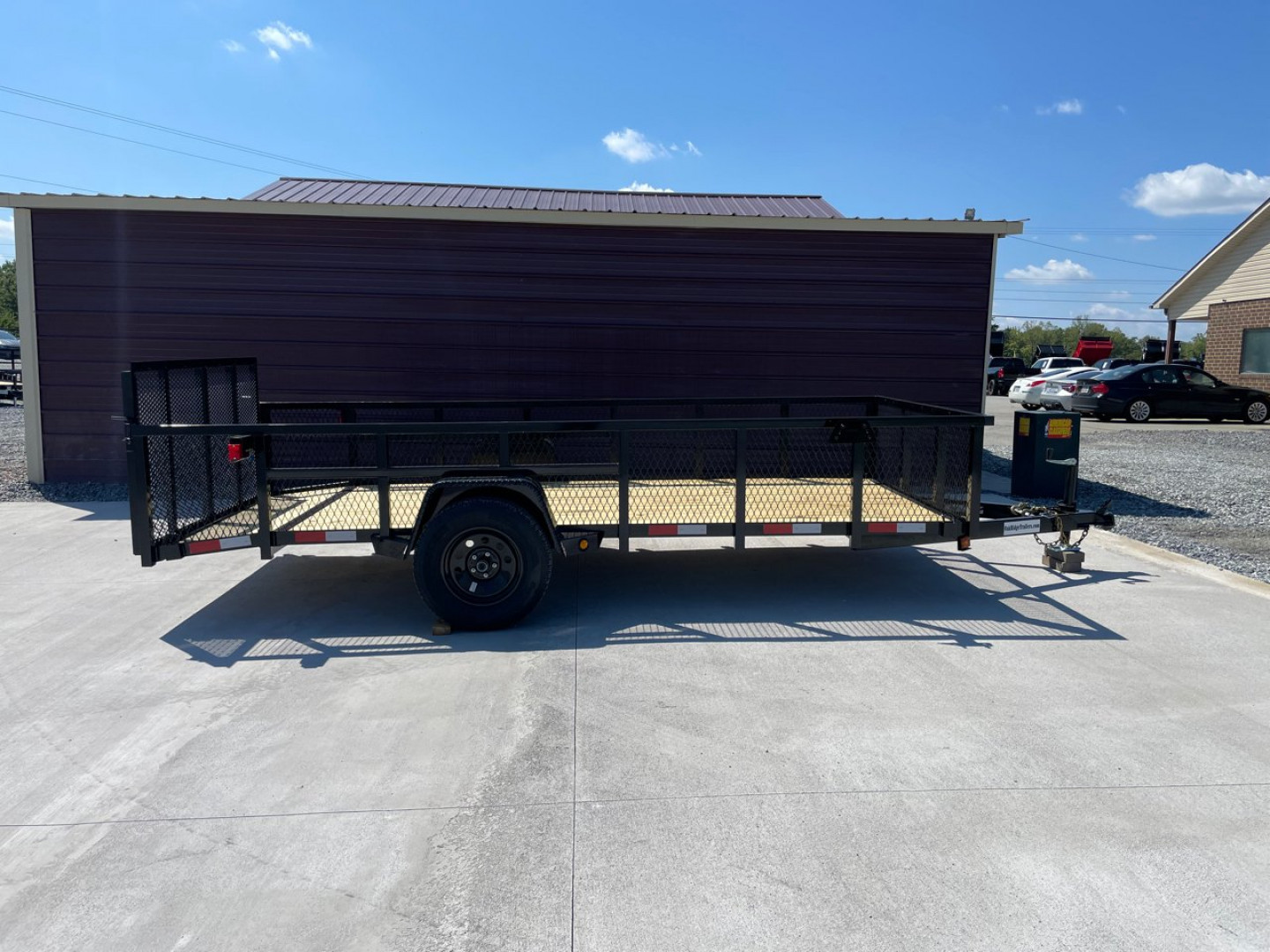 New NOLAN 6X14 Utility Trailer w/2ft Mesh Sides
