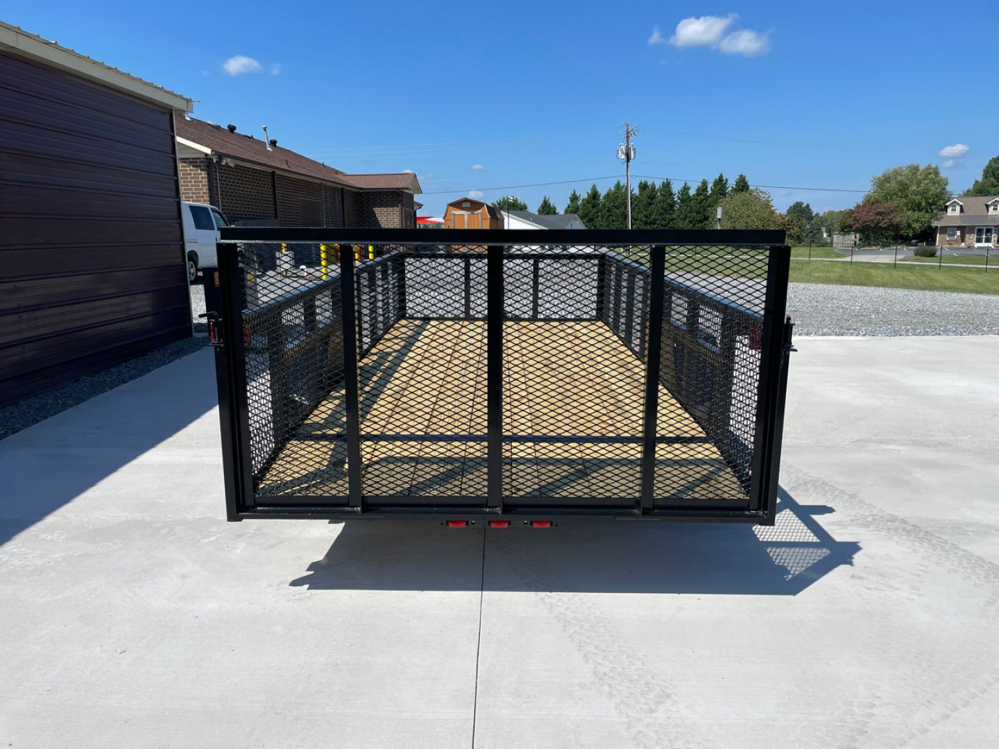New NOLAN 6X14 Utility Trailer w/2ft Mesh Sides