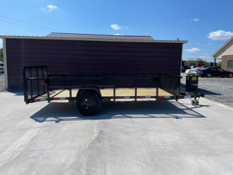 New NOLAN 6X14 Utility Trailer w/2ft Mesh Sides