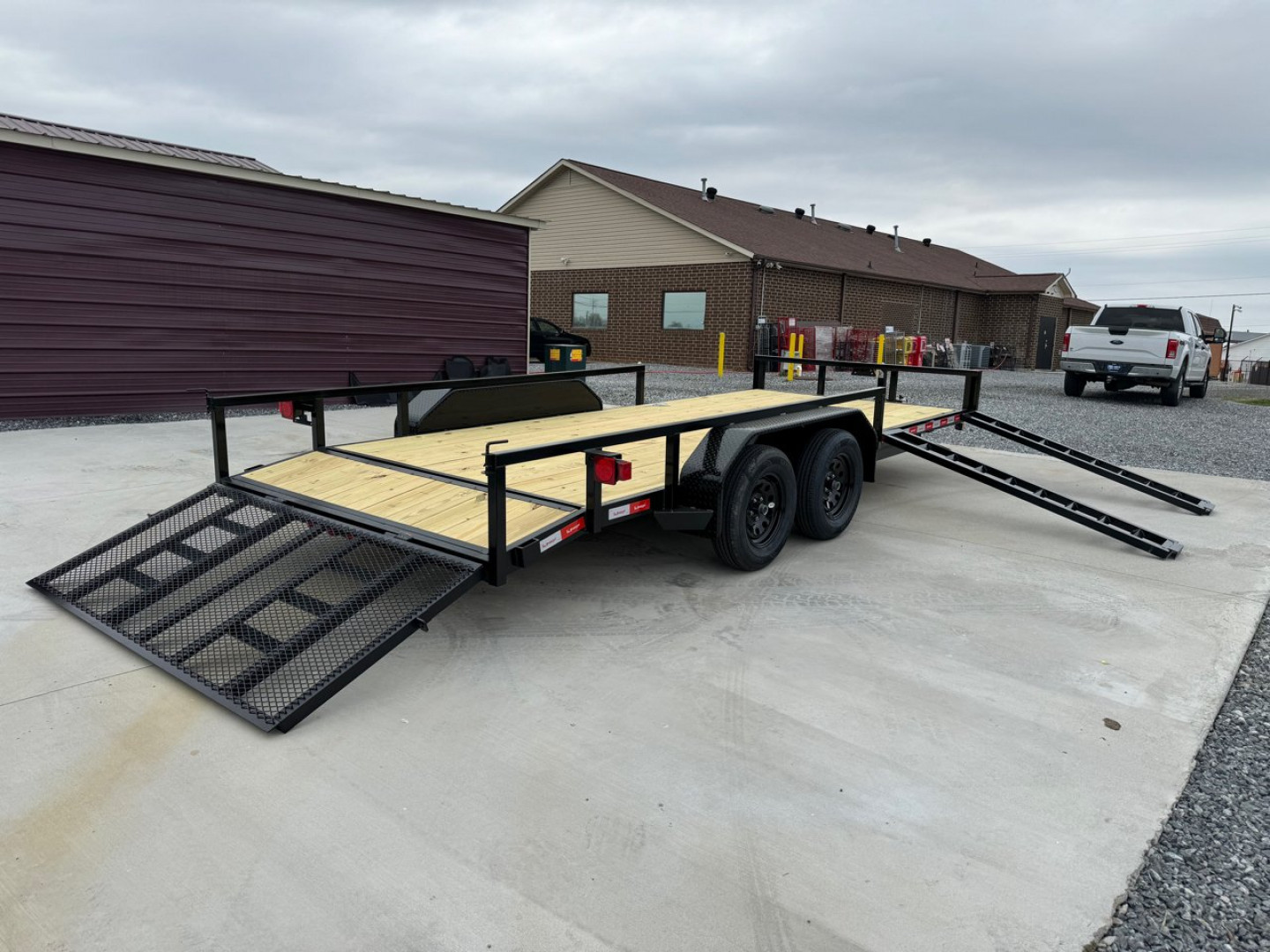 New NOLAN 7X18 ATV Style Tandem Axle Utility Trailer