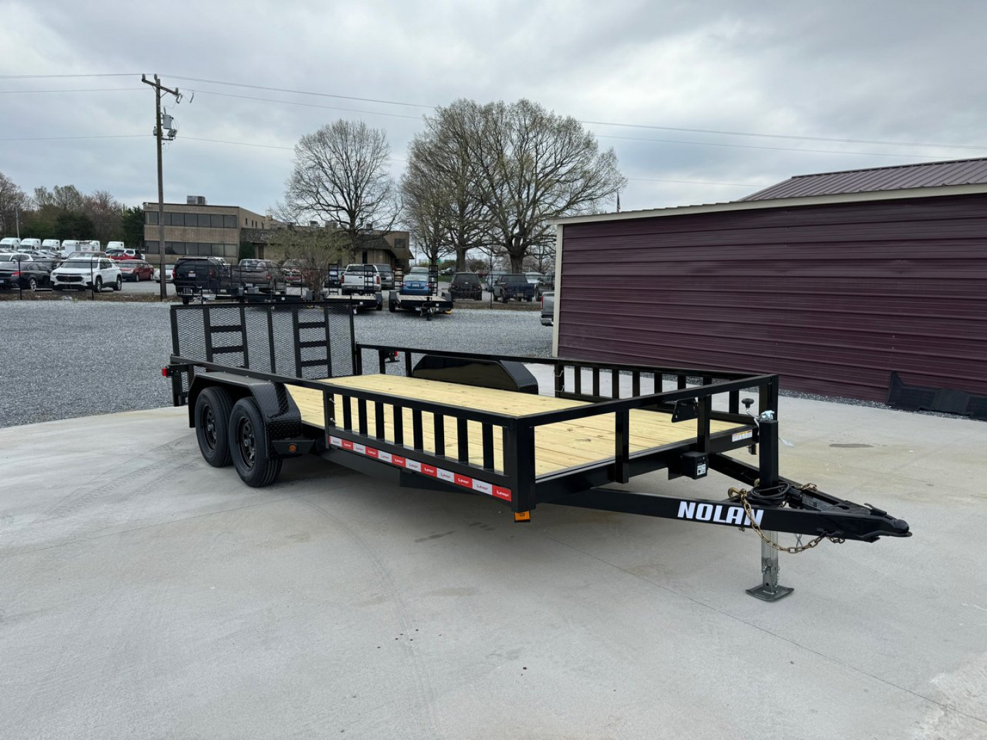 New NOLAN 7X18 ATV Style Tandem Axle Utility Trailer