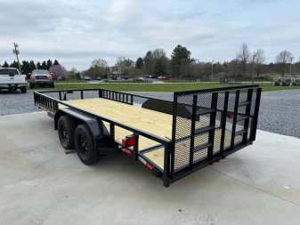 New NOLAN 7X18 ATV Style Tandem Axle Utility Trailer