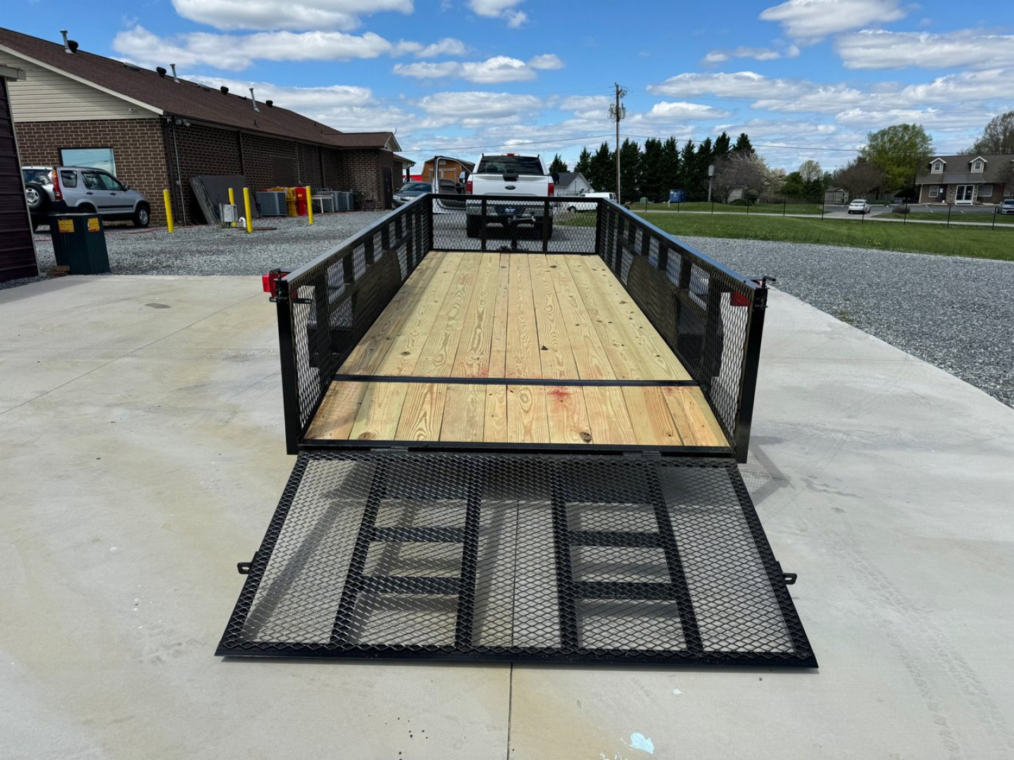 New NOLAN 6X16 Utility Trailer w/2ft Mesh Sides