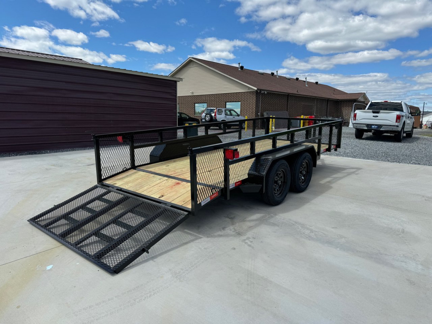 New NOLAN 6X16 Utility Trailer w/2ft Mesh Sides