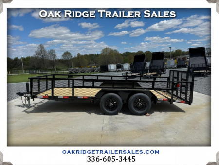 New NOLAN 6X16 Utility Trailer w/2ft Mesh Sides