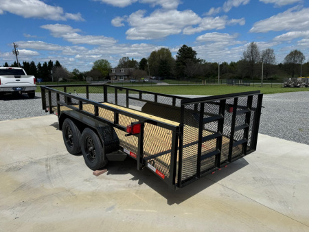 New NOLAN 6X16 Utility Trailer w/2ft Mesh Sides