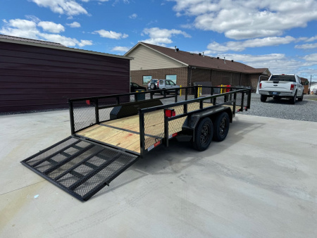 New NOLAN 6X16 Utility Trailer w/2ft Mesh Sides