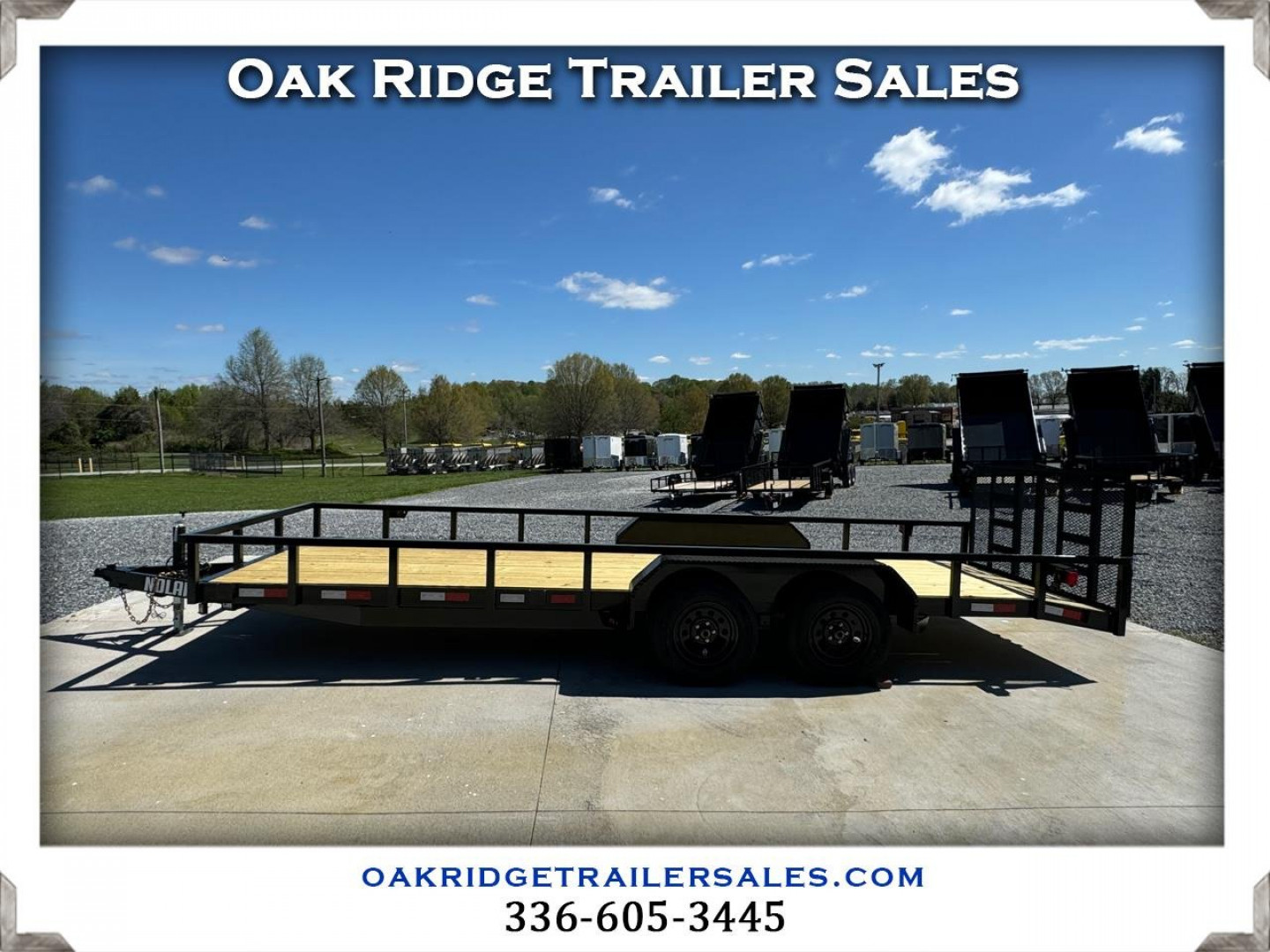 New NOLAN 7X20 Utility Trailer