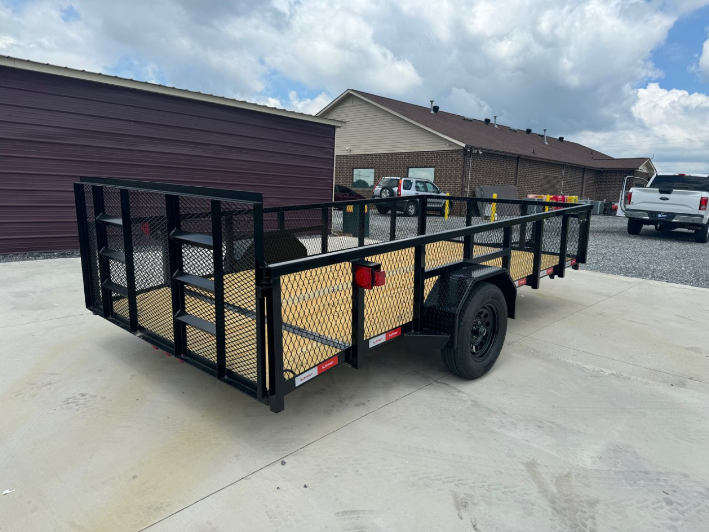 New NOLAN 7X14 Utility Trailer w/2ft Mesh Sides