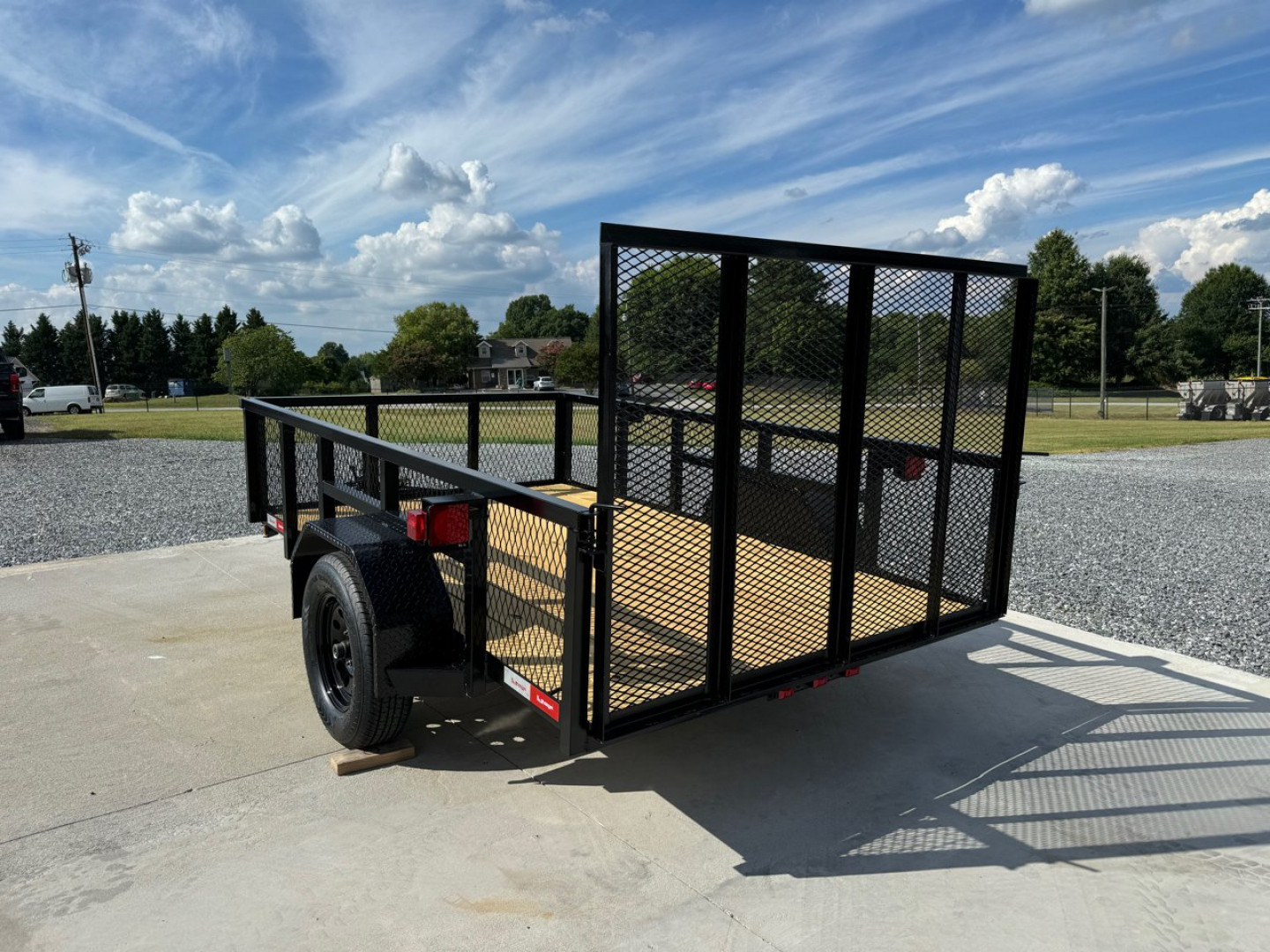 New NOLAN 6X10 Utility Trailer w/2ft Mesh Sides