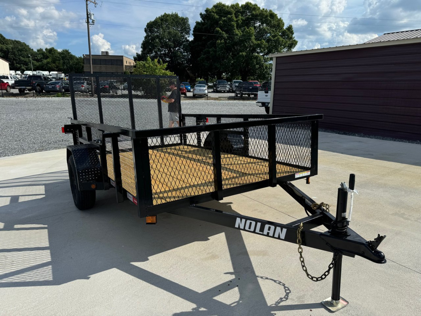 New NOLAN 6X10 Utility Trailer w/2ft Mesh Sides