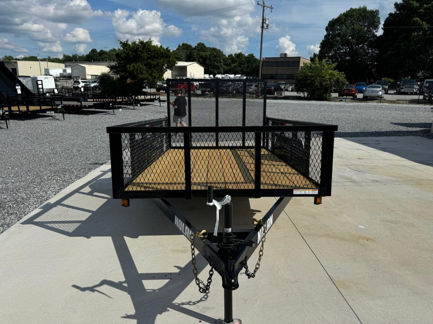 New NOLAN 6X10 Utility Trailer w/2ft Mesh Sides