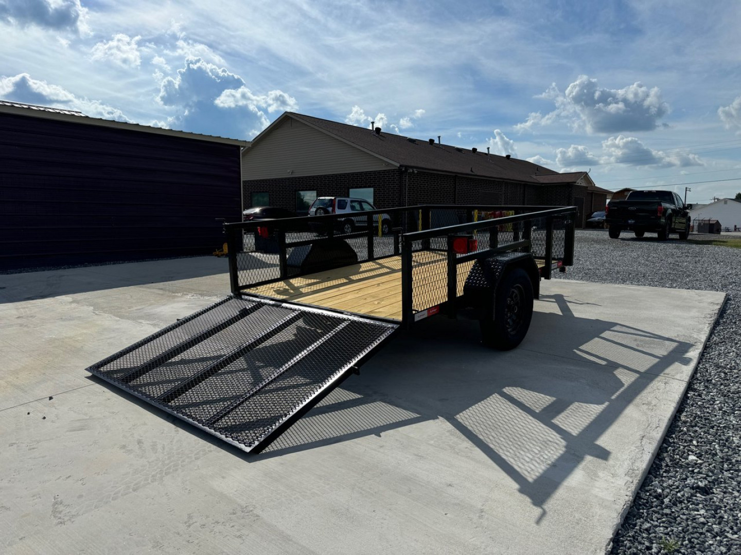 New NOLAN 6X10 Utility Trailer w/2ft Mesh Sides