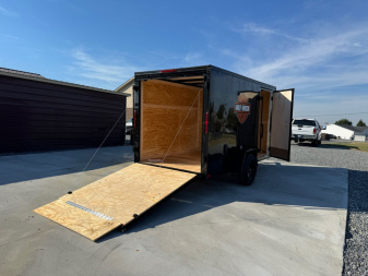 New HOMESTEADER 6X12 Blackout Enclosed Trailer 612IS