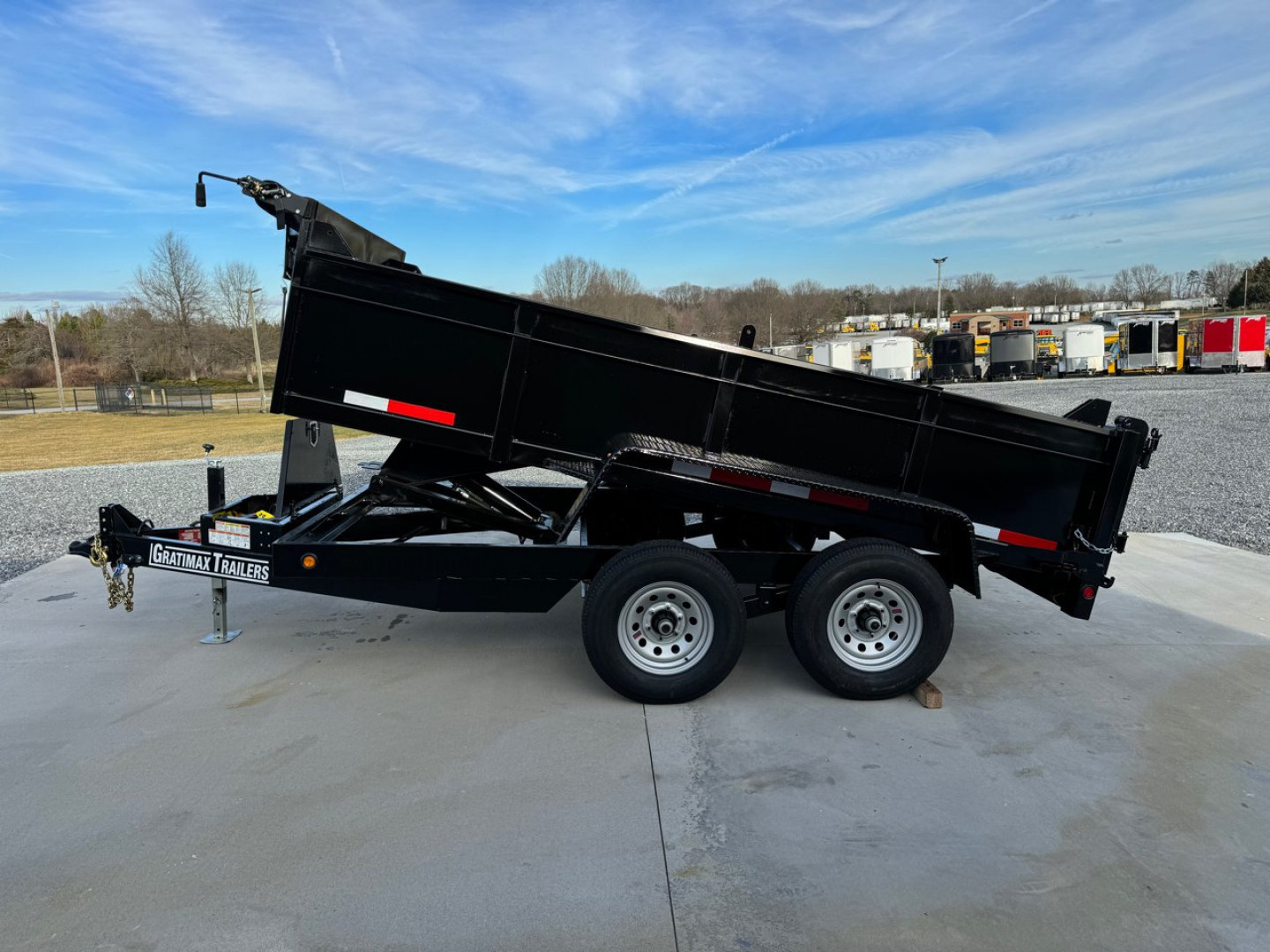 New GRATIMAX 6X10 10K HD Dump Trailer