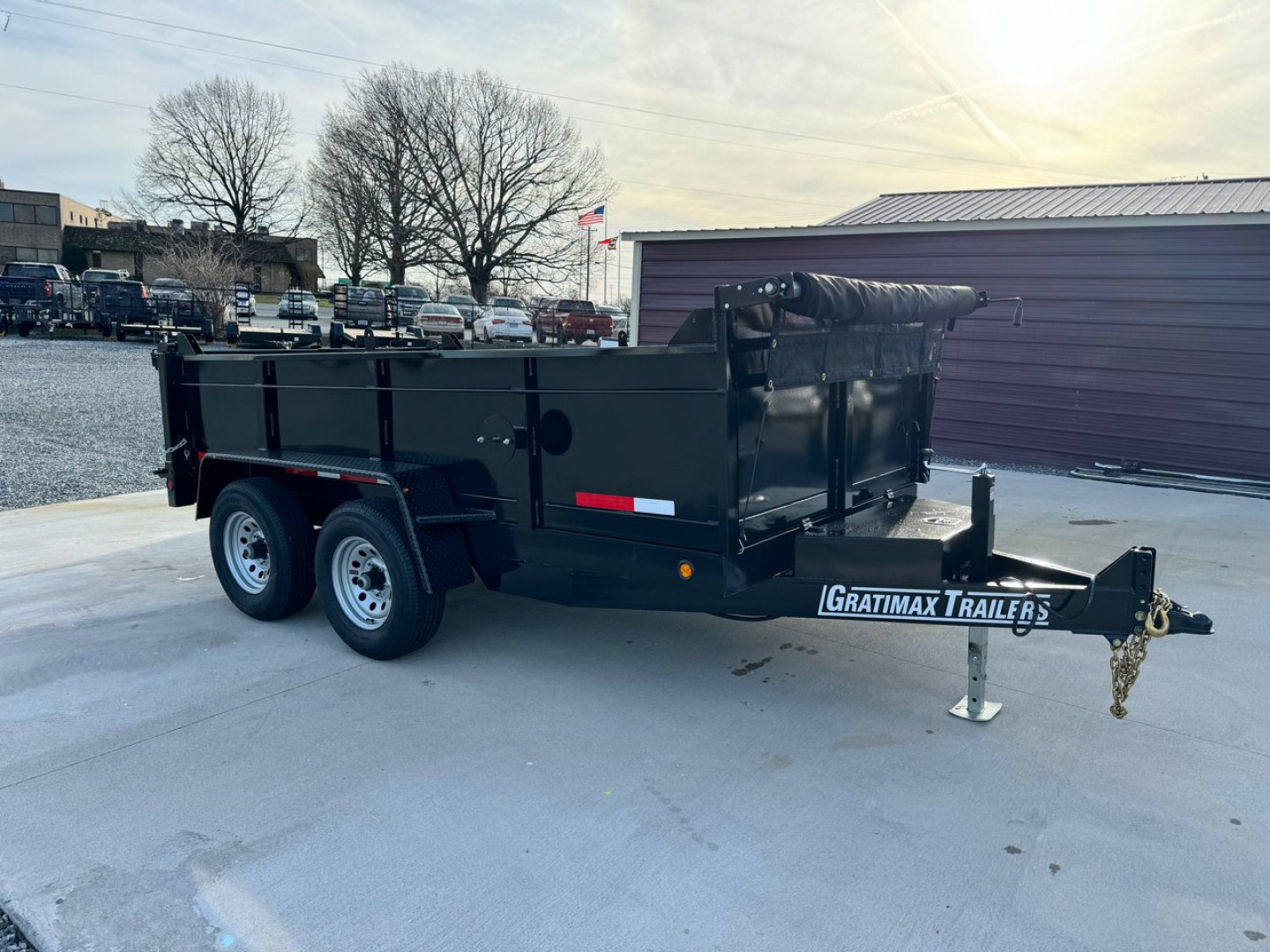 New GRATIMAX 6X10 10K HD Dump Trailer
