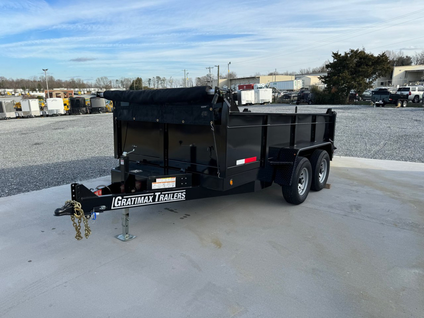 New GRATIMAX 6X10 10K HD Dump Trailer