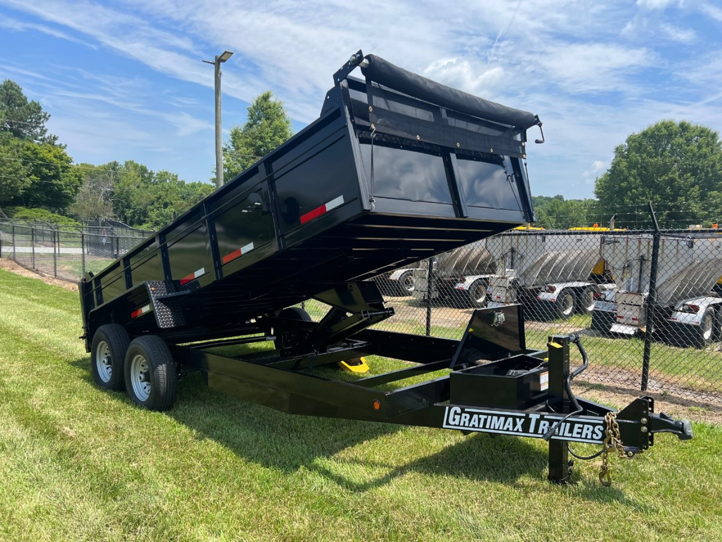 New GRATIMAX 7X16 HD Low-Pro Dump Trailer 14K