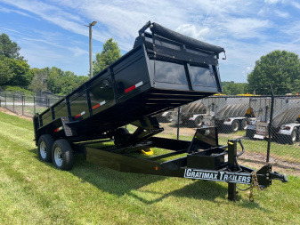 New GRATIMAX 7X16 HD Low-Pro Dump Trailer 14K