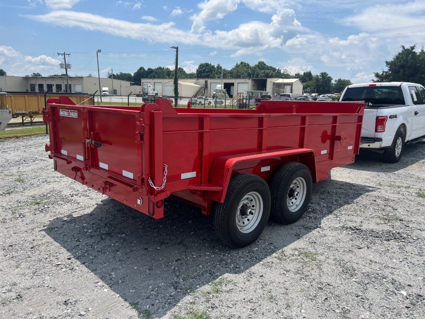 New GRATIMAX 7X14 Dump Trailer