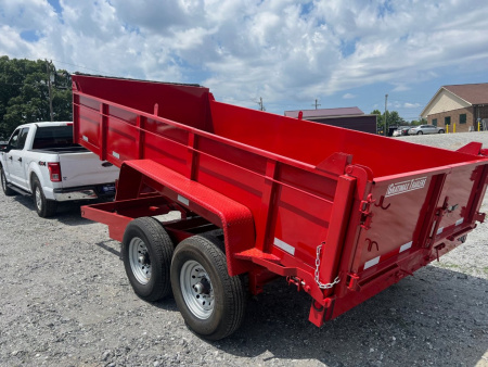 New GRATIMAX 7X14 Dump Trailer