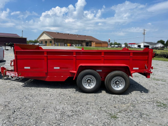 New GRATIMAX 7X14 Dump Trailer