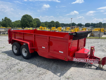 New GRATIMAX 7X14 Dump Trailer