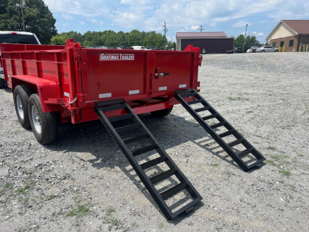 New GRATIMAX 7X14 Dump Trailer