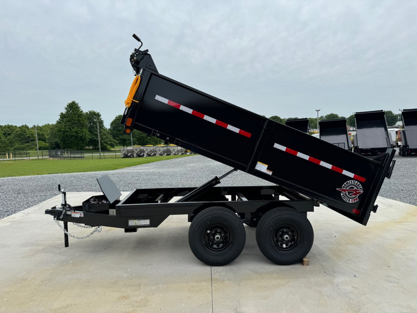 New 2024 HOMESTEADER 6X10 Dump Trailer 610MB