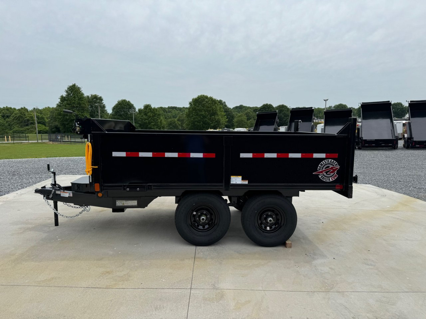 New 2024 HOMESTEADER 6X10 Dump Trailer 610MB