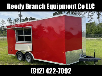 New 8.5X16 ROCK SOLID CARGO CONCESSION TRAILER
