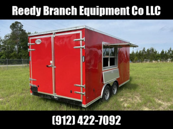 New 8.5X16 ROCK SOLID CARGO CONCESSION TRAILER