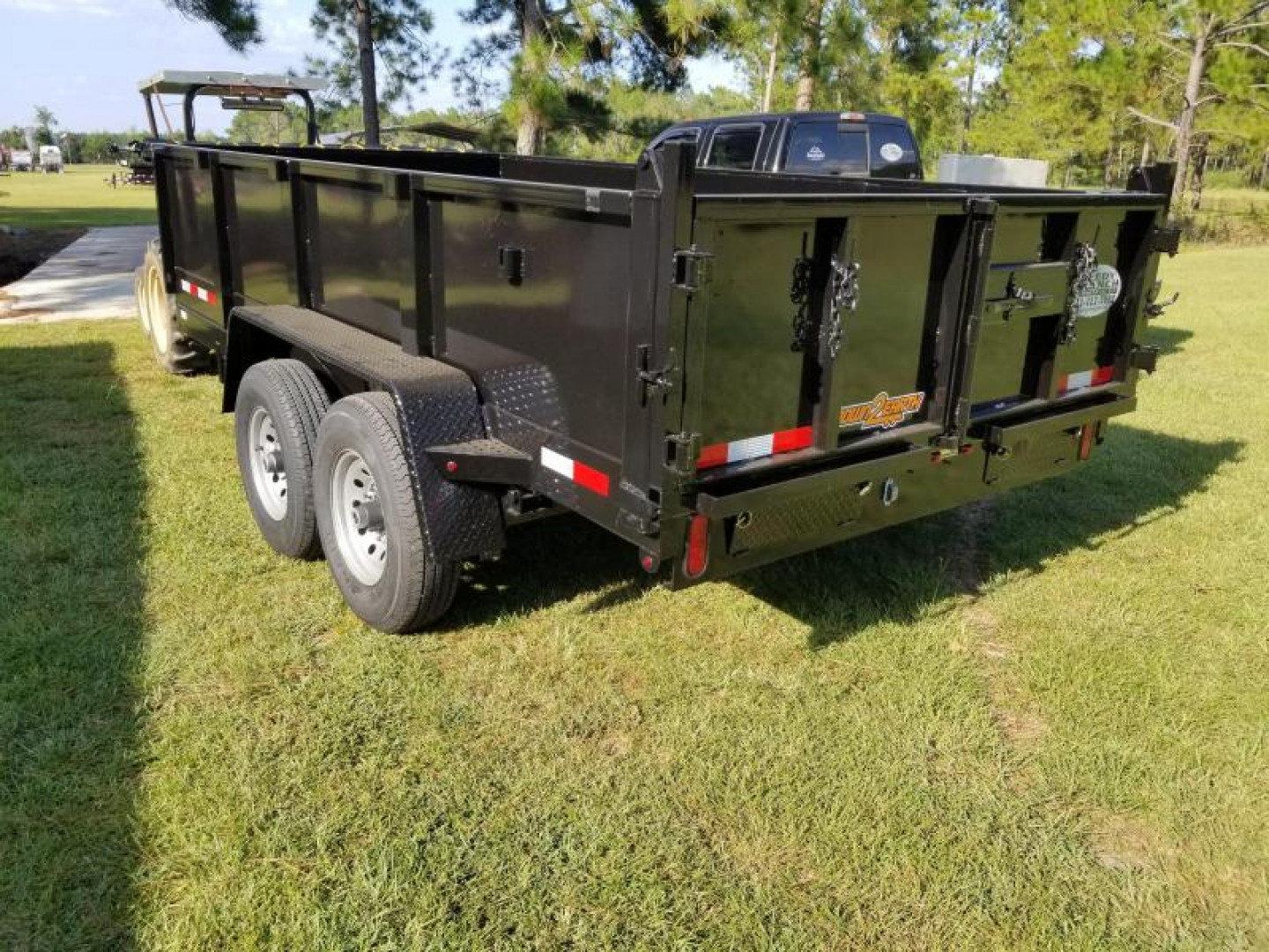 New 7x14 Down 2 Earth Dump Trailer (2' Sides)