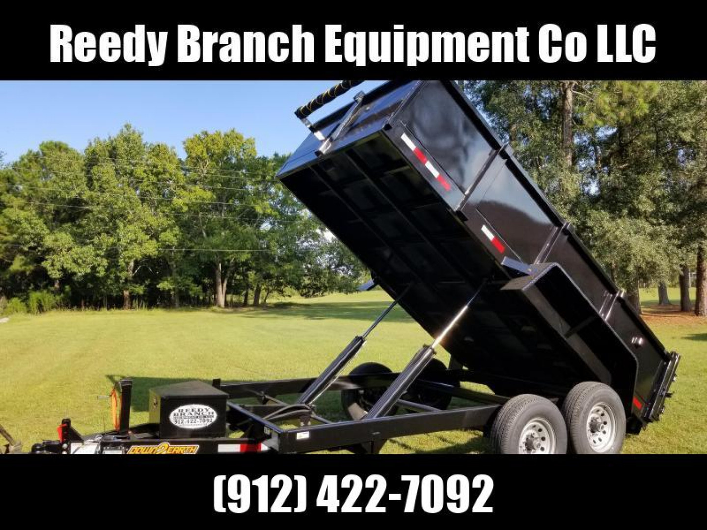 New 7x14 Down 2 Earth Dump Trailer (2' Sides)