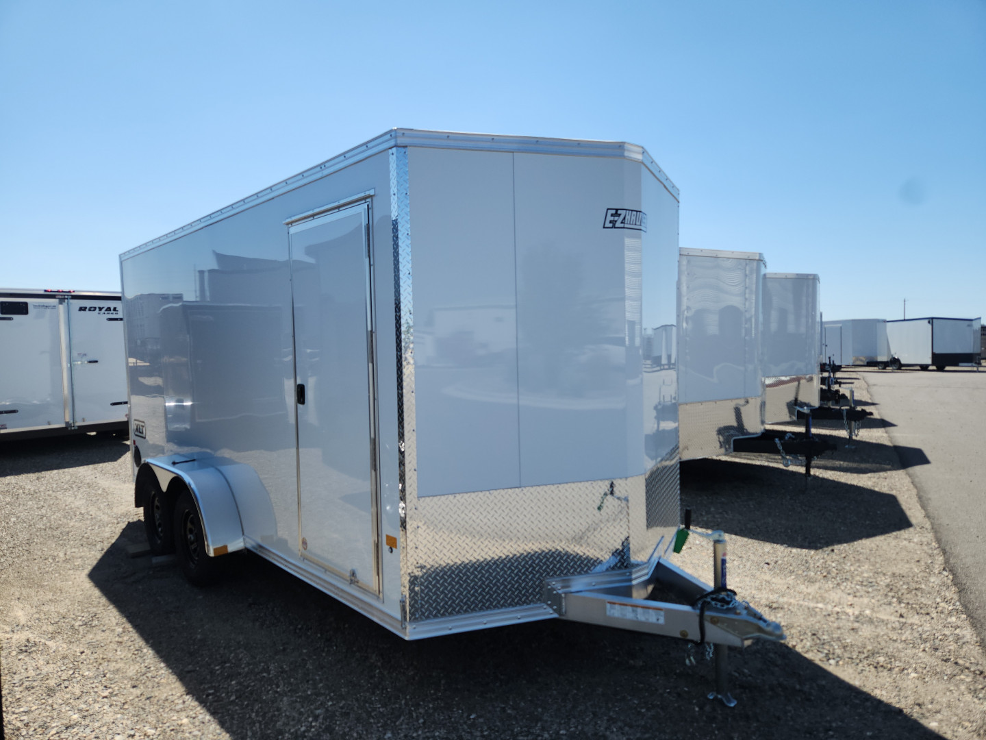 New 2026 E-Z Hauler 7 x 16 XLT WITH RAMP Cargo / Enclosed Trailer