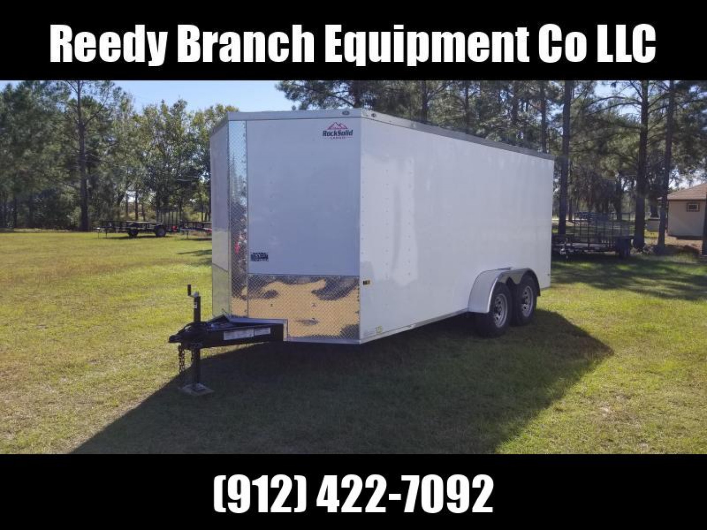 New 7x16 w/ 5200lb Axles Rock Solid Cargo