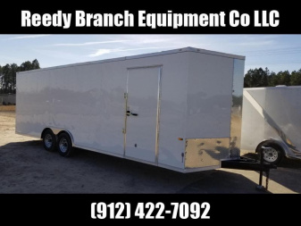 New 8.5x24-5200lb (7' Interior) Enclosed Trailer Rock Solid Cargo