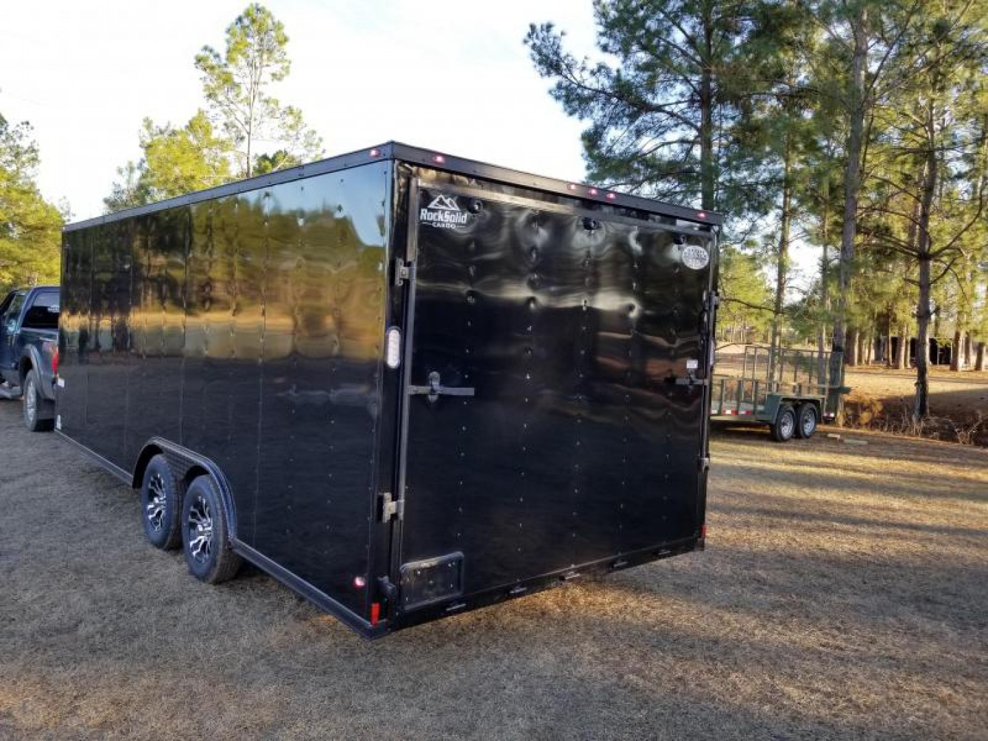 New 8.5x20 Blackout Elite Enclosed Car Hauler Rock Solid Cargo