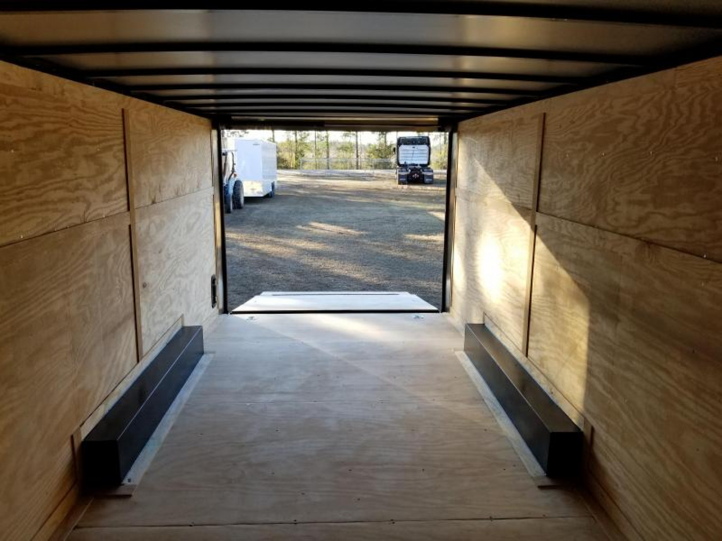 New 8.5x20 Blackout Elite Enclosed Car Hauler Rock Solid Cargo