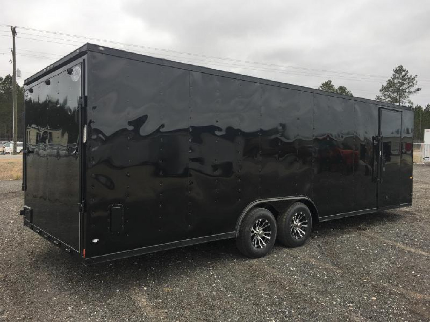New 8.5x24 Blackout Elite (5200lb) Enclosed Car Hauler